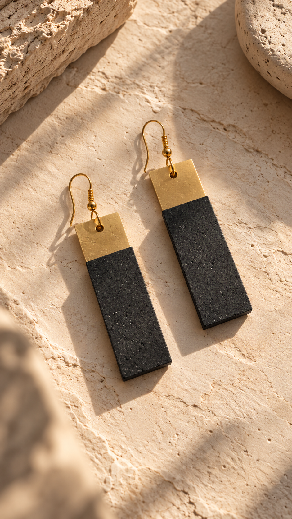Minimalistyczne kolczyki damskie moda lankstone. Polska marka biżuterii LANK